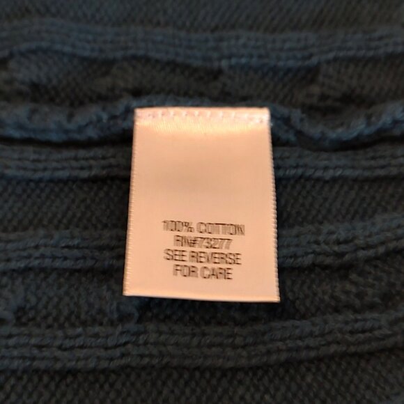 Women's Croft & Barrow by Kohl's Large Teal Sweater - Picture 4 of 5